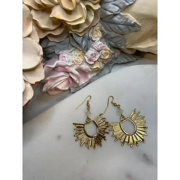 Solara Earring - Gold Tone - Picture 3 of 3